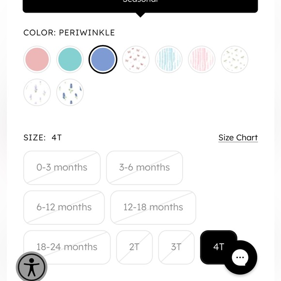 Kyte Bubble Rompers in Periwinkle and Robin - Picture 7 of 7